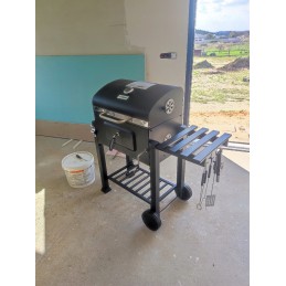 Sodo grilis su dangteliu, priedais ir pūstuvu g5011