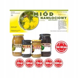 Didelė auksarankio medaus etiketė – 100 vnt.