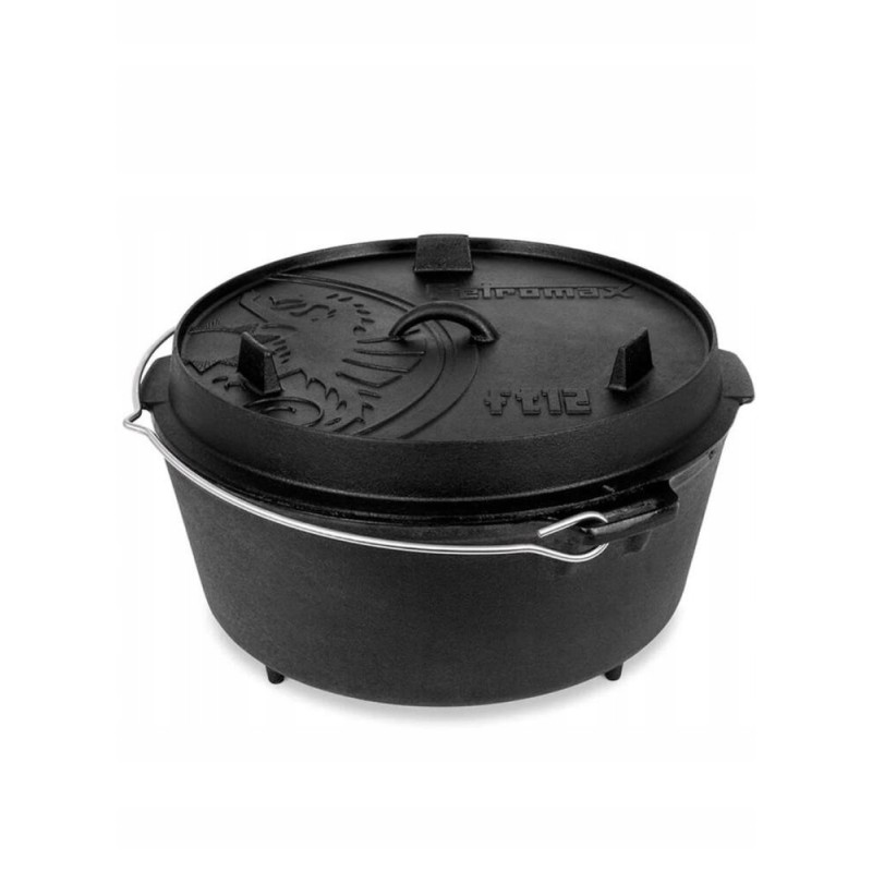 Ketaus puodas ant kojų petromax olandiška orkaitė ft18 juoda