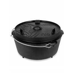 Ketaus puodas ant kojų petromax olandiška orkaitė ft18 juoda