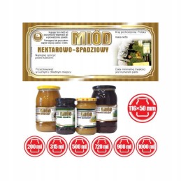 Etikečių pakuotė nektarui ir lipčiaus medui – 100 vnt.