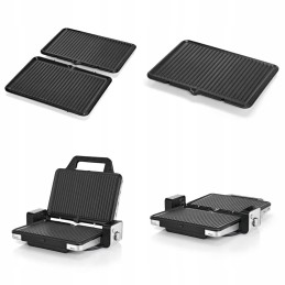 WMF Lono 2-in-1 elektrinis grilis, nerūdijantis plienas