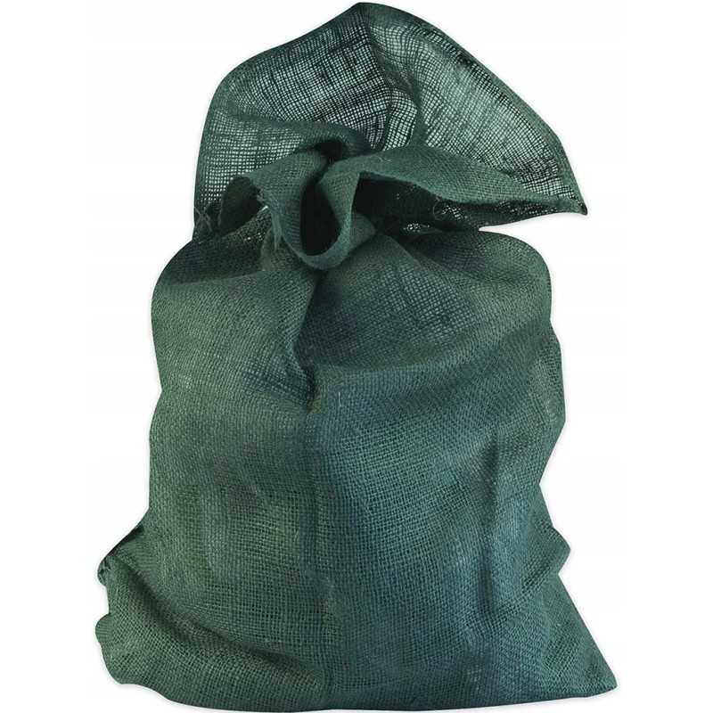 Žalias džiuto maišelis