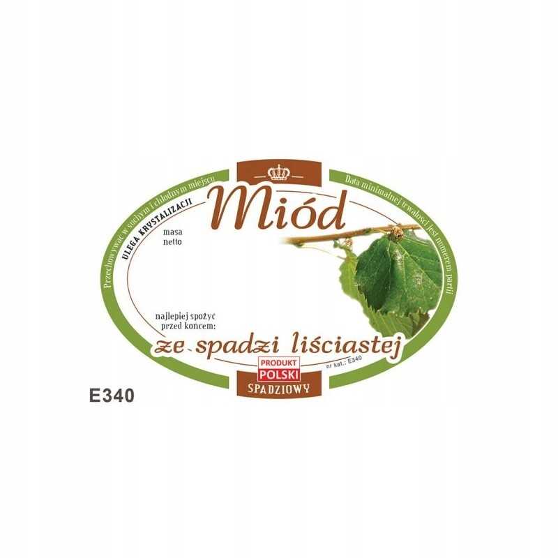 Ovalių lipčiaus lapų etikečių pakuotė (100 vnt.)