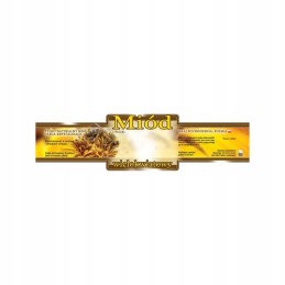 Dekoratyvinės etiketės daugiažiedis medus – 100 vnt.