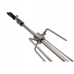 Rotacinis iešmas nerūdijančio plieno kepsninėms, 57cm Santos