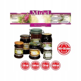 Viržių medaus dekoratyvinė etiketė – 100 vnt.