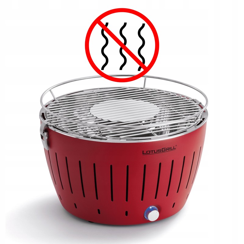 Nerūkomas anglies grilis lotusgrill nešiojamas modernus standartinis plius krepšys