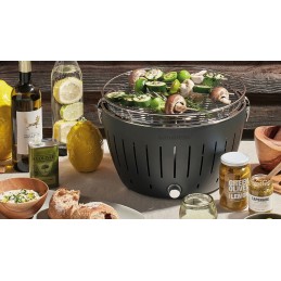 Nerūkomas anglies grilis lotusgrill nešiojamas modernus standartinis plius krepšys