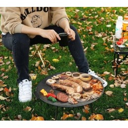 Ketaus židinio plokštė 45 cm židiniui