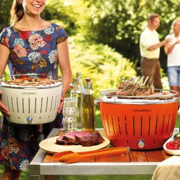 Nerūkomas anglies grilis lotusgrill nešiojamas modernus standartinis plius krepšys