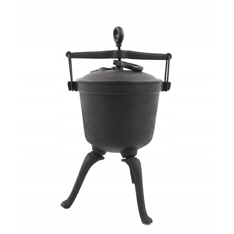 Ketaus medžioklinis virdulys, 7 litrai, lenkiškas liejinys