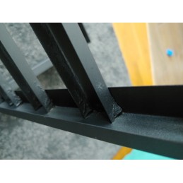 Didelė ketaus medžio anglies kepsninė, stabilus dangtis, nemokamai