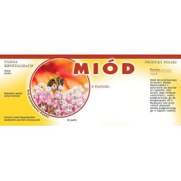 Siūlome universalias dideles lipnias medaus etiketes - 100 vnt - labai geras produktas!!!