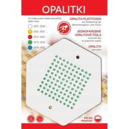 Lenkiški opaličiai bičių motinėlėms žymėti, žali