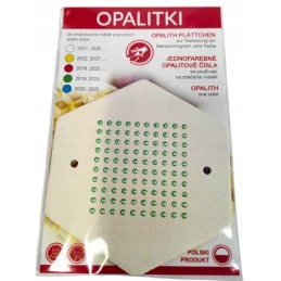 Lenkiški opaličiai bičių motinėlėms žymėti, žali