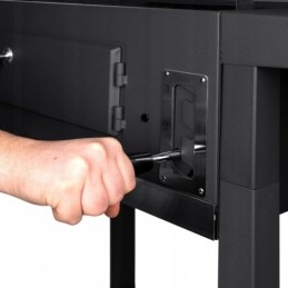 ⭐⭐Didelė Landgraf sodo kepsninė + lentynos + peleninė⭐⭐