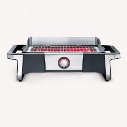 Severin statomas elektrinis grilis, balkonas, terasa, temperatūra nuo 0°C iki 500°C, LED, didelė galia 3000 W, 2 m laidas, nerūd