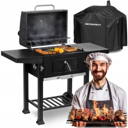 Grilis su anglimis su dviem bbqchef™ lentynomis