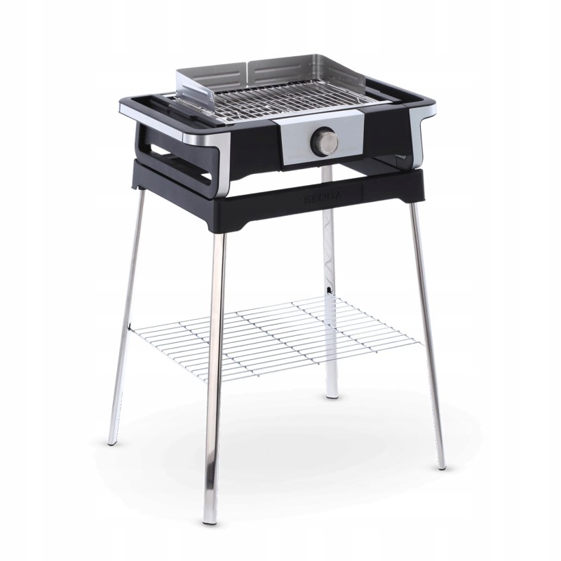 Severin statomas elektrinis grilis, balkonas, terasa, temperatūra nuo 0°C iki 500°C, LED, didelė galia 3000 W, 2 m laidas, nerūd