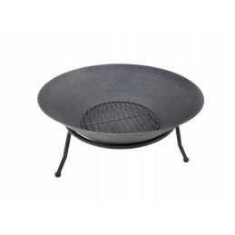 Tvirtas ketaus sodo židinys su 60 cm tinkleliu