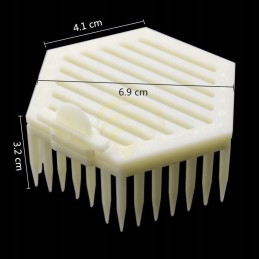 Karalienės dangtelis, izoliatorius šešiakampiui maitinti