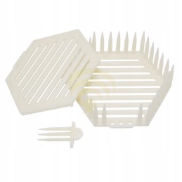 Karalienės dangtelis, izoliatorius šešiakampiui maitinti