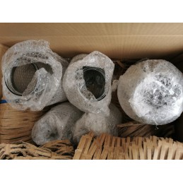 5l stiklinis indelis - su vaisių raštais