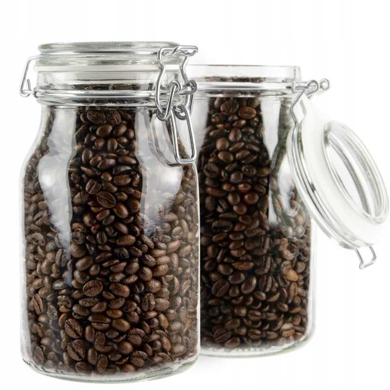 Hermetiška talpa 1100ml, stiklainis su dangteliu ir sandarikliu