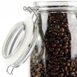 Hermetiška talpa 1100ml, stiklainis su dangteliu ir sandarikliu