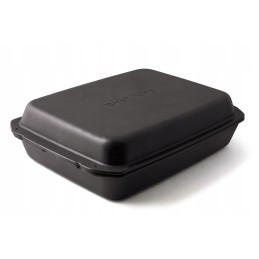 Ketaus kepimo skarda su grotelėmis