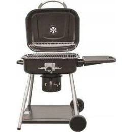 Stačiakampio formos anglies grilis ant ratų