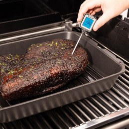 Ketaus kepimo skarda su grotelėmis