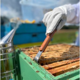 Nerūdijančio plieno bitininkystės kaltas 20 cm rėme