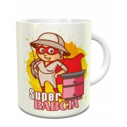 Siūlome keraminį puodelį bitininkei močiutei - 330 ml - puiki dovana, dovana kiekvienai močiutei - labai geras lenkiškas gaminys