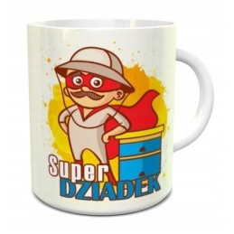 Siūlome keraminį puodelį bitininkui seneliui - 330 ml - puiki dovana, dovana kiekvienam seneliui - labai geras lenkiškas gaminys