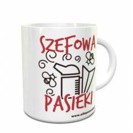 Siūlome keraminį puodelį bityno galvai - 330 ml - puiki dovana, dovana kiekvienam bitininkui - labai geras lenkiškas gaminys