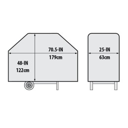 Aukščiausios kokybės dangtelis imperatoriškoms / karališkoms / suverenioms kepsninėms