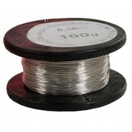 viela rėmams 0,3mm - 100g, nerūdijanti ir atspari rūgštims