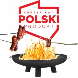 Didelis sodo židinys, 80 cm, grilio židinys