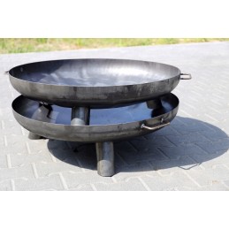 Didelis sodo židinys, 80 cm, grilio židinys