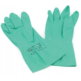 Rūgštims atsparios pirštinės, skirtos darbui su rūgštimis bityne, 11 dydis