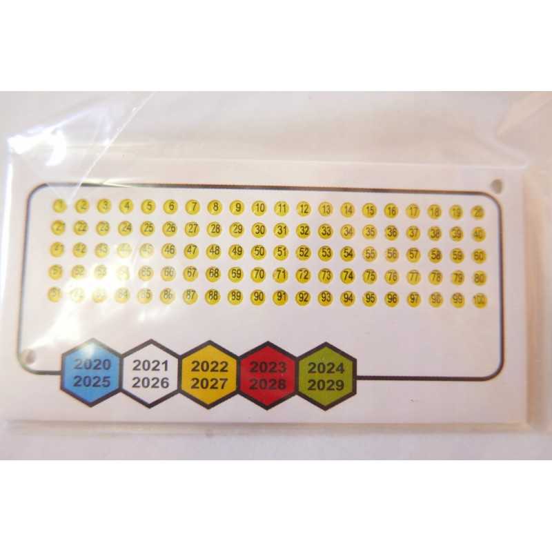 Opalitka 1 spalva - žalia 100 vnt