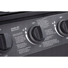 El Fuego San Jose dujinis grilis, 3 degikliai, ketaus grotelės, reduktorius