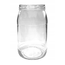 Dideli stikliniai indeliai, 6 kabliukai, 0,935l 935ml, rinkinys 8 vnt, tinka fi82 6z dangteliams