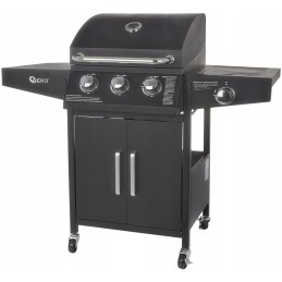 ✅geko g80515 plieninis dujinis grilis 11,6 kw 4 degiklių sodo termometras✅