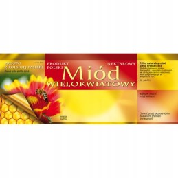 Medaus lipduko etiketė 154x60mm wl 100vnt e114