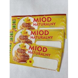 Medaus lipduko etiketė 154x60mm wl 100vnt e114