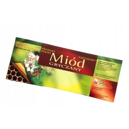 Medaus etiketė 'grikių medus' 100 vnt.