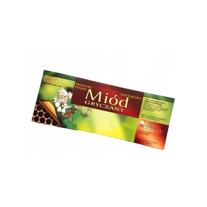 Medaus etiketė 'grikių medus' 100 vnt.